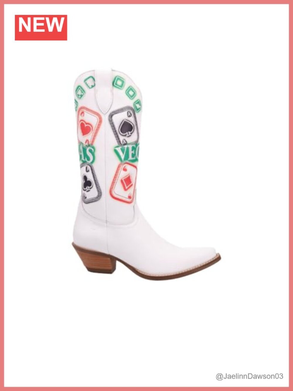 Leather Snip Toe Mid Calf Block Heel Boots